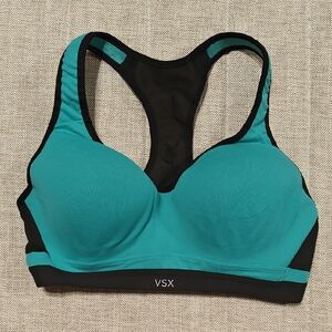 VSX Teal and Black Sports Bra